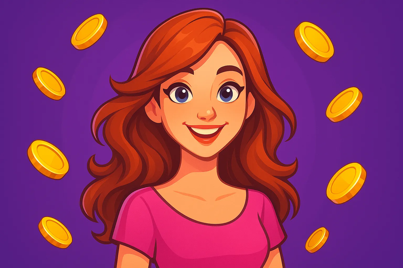 Casino Gaming Character Large